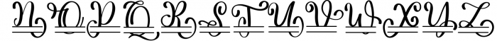 queensa monogram Font LOWERCASE