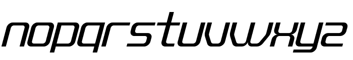 QUUB Regular_Italic Font LOWERCASE