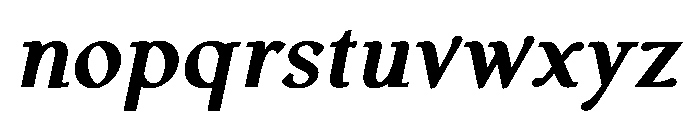 Quaaykop Bold Italic Font LOWERCASE