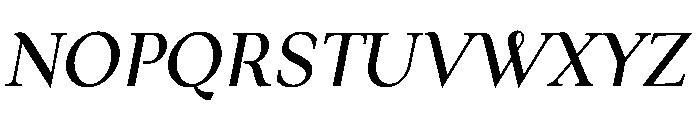 Quaaykop Italic Font UPPERCASE