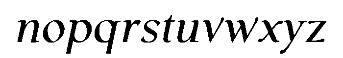 Quaaykop Italic Font LOWERCASE