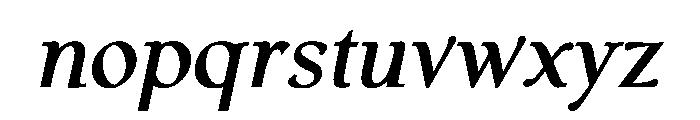 Quaaykop Medium Italic Font LOWERCASE