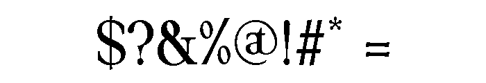 Quaaykop Font OTHER CHARS
