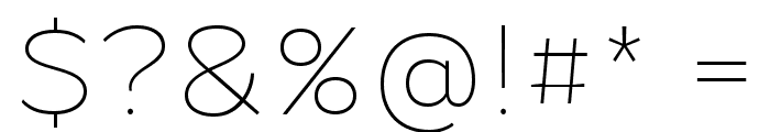 QuacheLightPERSONAL Font OTHER CHARS