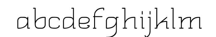 Quadlateral Font LOWERCASE