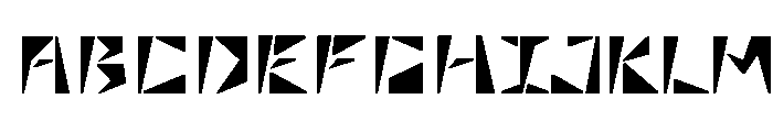 Quadra Regular Font UPPERCASE