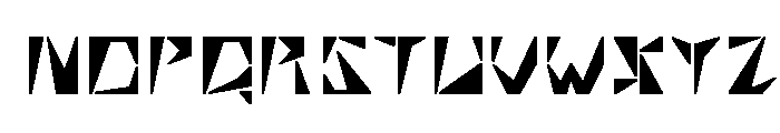 Quadra Regular Font LOWERCASE