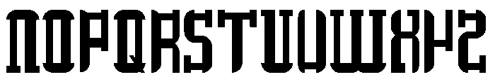 Quadrangulus Font UPPERCASE