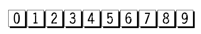 QuadratZiffernNegativ Font OTHER CHARS
