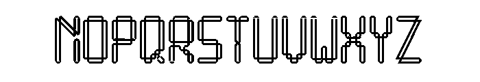 Quadratum Font UPPERCASE