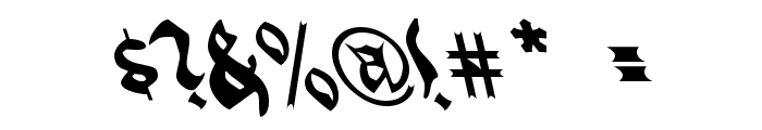 QuaelGothicLefty Font OTHER CHARS