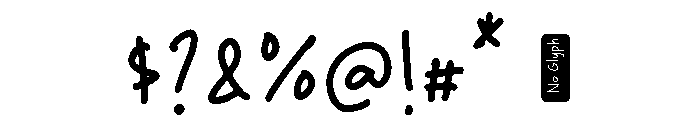Quaint HF Regular Font OTHER CHARS