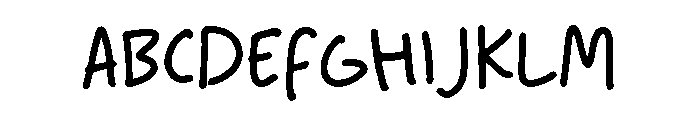 Quaint HF Regular Font UPPERCASE