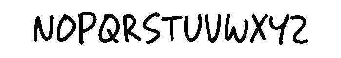 Quaint HF Regular Font UPPERCASE