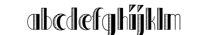 Quaker Shade Font LOWERCASE