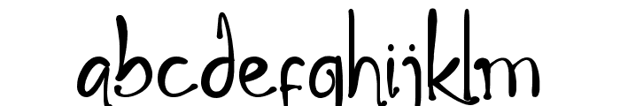 Quaker Zinchers Font LOWERCASE