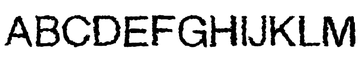 QuakyLight Font UPPERCASE