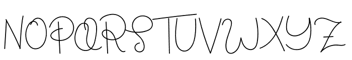 Quality Time Font UPPERCASE
