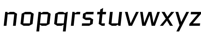 Quantico-Italic Font LOWERCASE