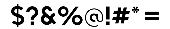 Quantify-Bold Font OTHER CHARS