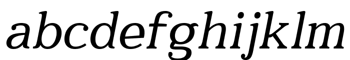 Quantik Regular-Italic Font LOWERCASE
