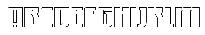 Quantum of Malice Outline Font LOWERCASE