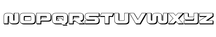Quark Storm 3D Regular Font LOWERCASE