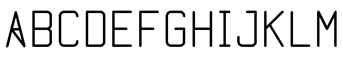 Quarter Sans Bold Font UPPERCASE