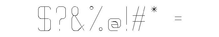 Quarter Sans Light Font OTHER CHARS