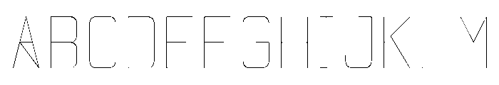 Quarter Sans Light Font UPPERCASE