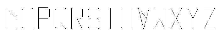 Quarter Sans Light Font UPPERCASE