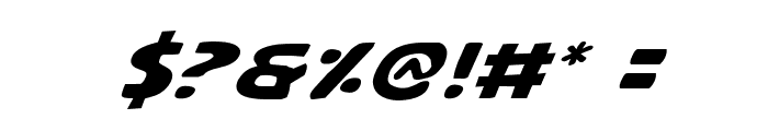 Quartermain Italic Font OTHER CHARS