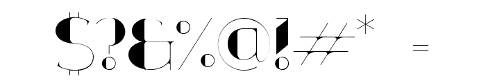 Quartz Font OTHER CHARS