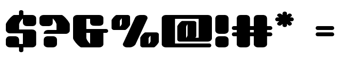 Quasar Pacer Expanded Font OTHER CHARS