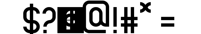 Quatro Regular Font OTHER CHARS