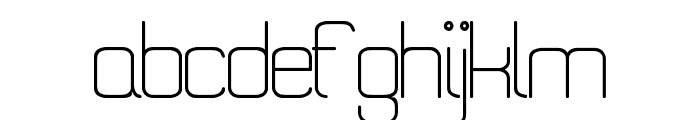 Quattro Light Font LOWERCASE