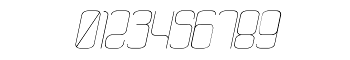 Quattro Thin Italic Font OTHER CHARS