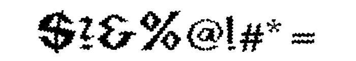Quaxy Bold Italic Font OTHER CHARS