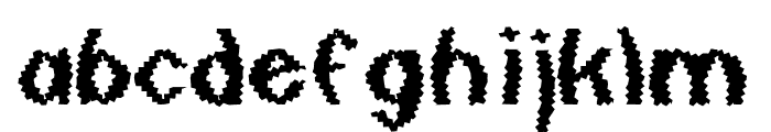 Quaxy Bold Italic Font LOWERCASE