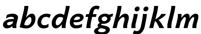 Quebec Bold Italic Font LOWERCASE