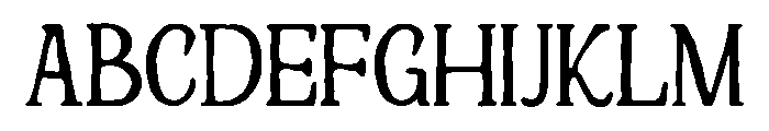 Quedami Demo Font UPPERCASE