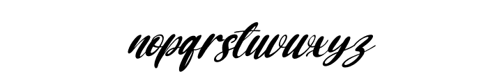 Queency Italic Font LOWERCASE