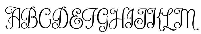 Queensby Font UPPERCASE