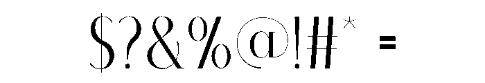 Queensya Font OTHER CHARS