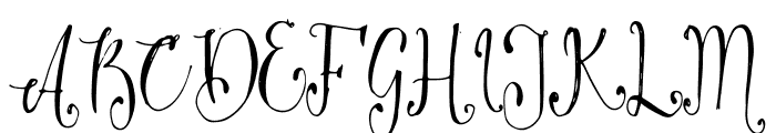 Queeny Font UPPERCASE