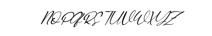 Quenitha Italic Font UPPERCASE