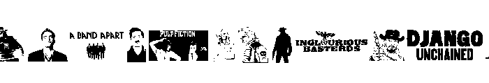 Quentin Tarantino Font UPPERCASE