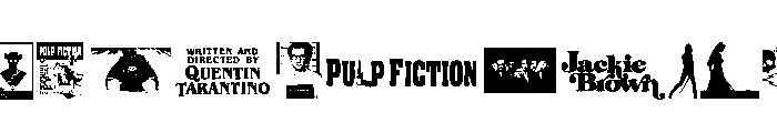 Quentin Tarantino Font UPPERCASE