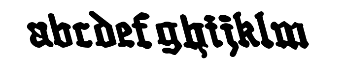 Quest Knight Leftalic Font LOWERCASE