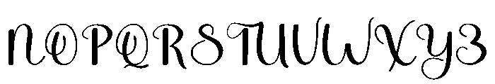 Question Font UPPERCASE